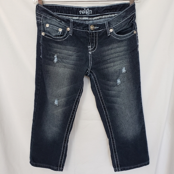 Reign Capris Dark Blue - Picture 2 of 4